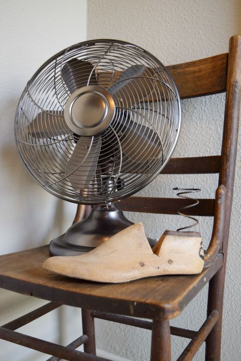 Old Chair and Fan